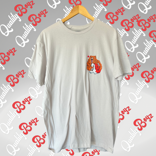 Ice Gray“Cali QB Bear” Shirt