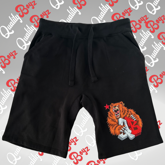 Black “Cali QB Bear”Shorts