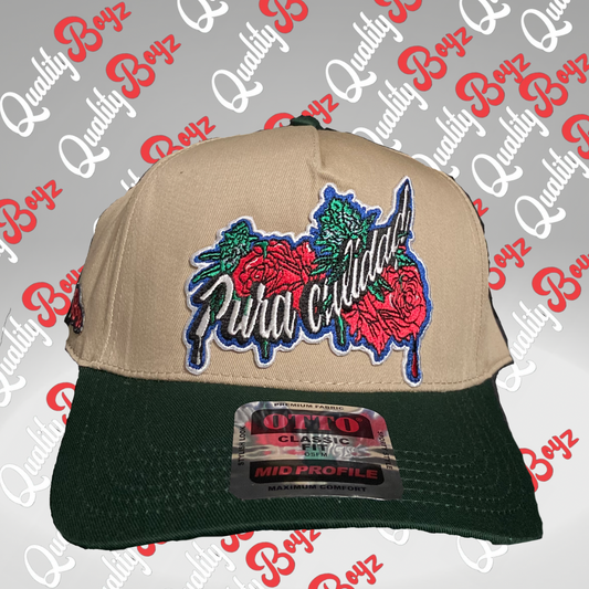 Beige/Green (Pura Calidad) SnapBack