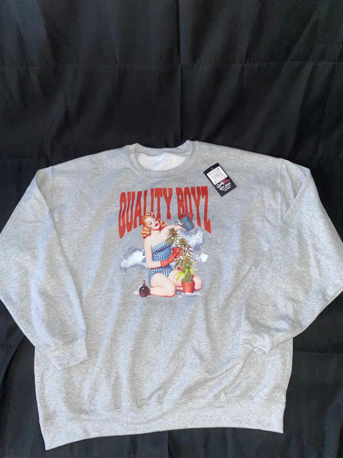 Gray (Pot Lady) Crewneck